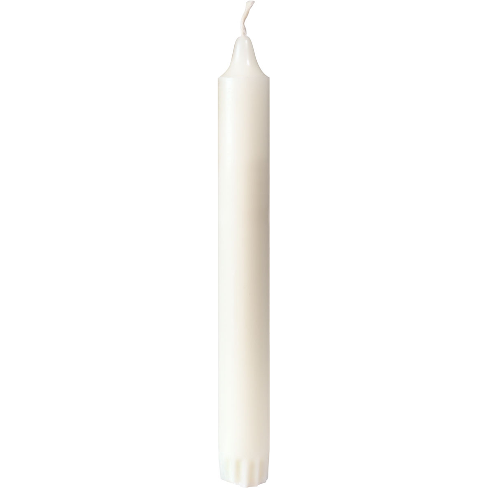 Duni Kronenkerzen 100% Stearin, 7h 200 x 22 mm weiß
