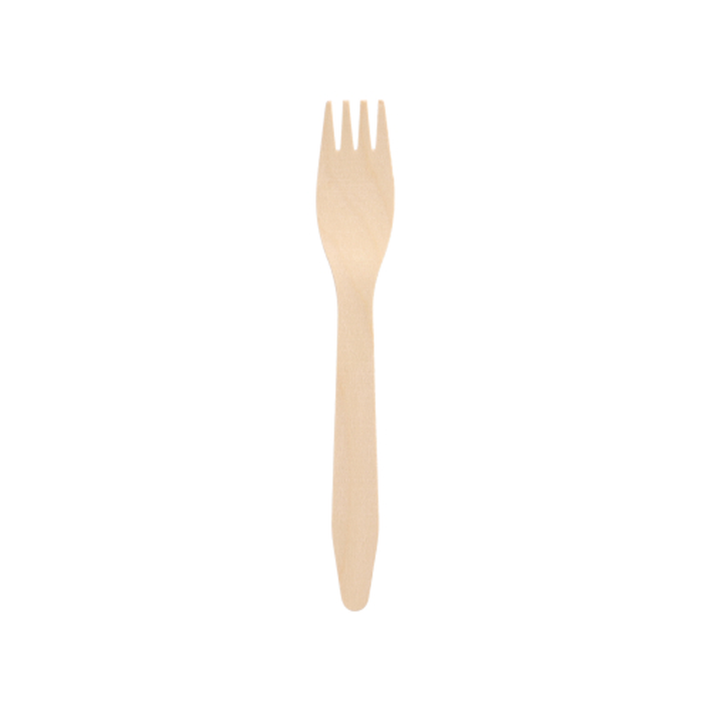 Papstar Gabeln, Holz "pure" 16,5 cm
