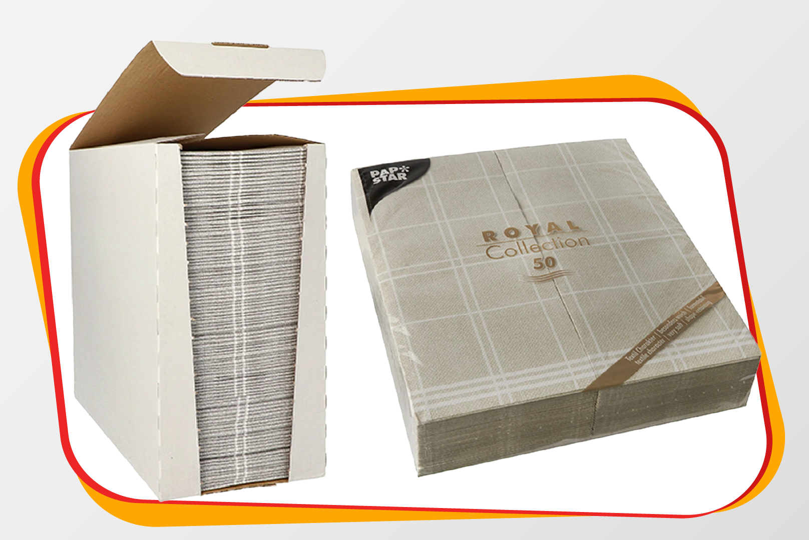 box, verpackung, handtücher, gestapelte blätter, druckmuster