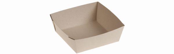 Pacovis Box 11.5x11.5x4cm, 450ml, Bambus-Papier/PLA, na