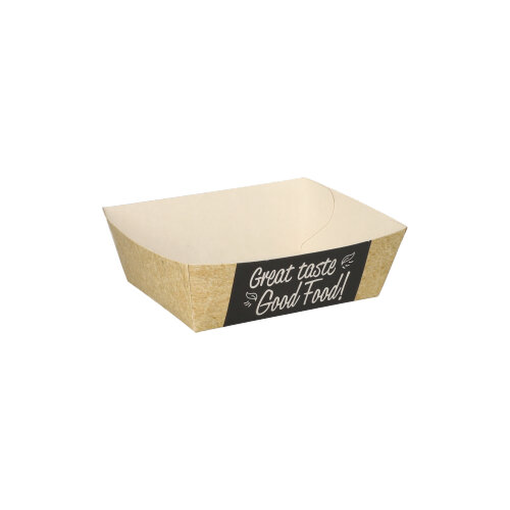 Papstar Pommes-Frites-Trays "pure" 3,5 cm x 7 cm x 9 cm "Good Food" klein