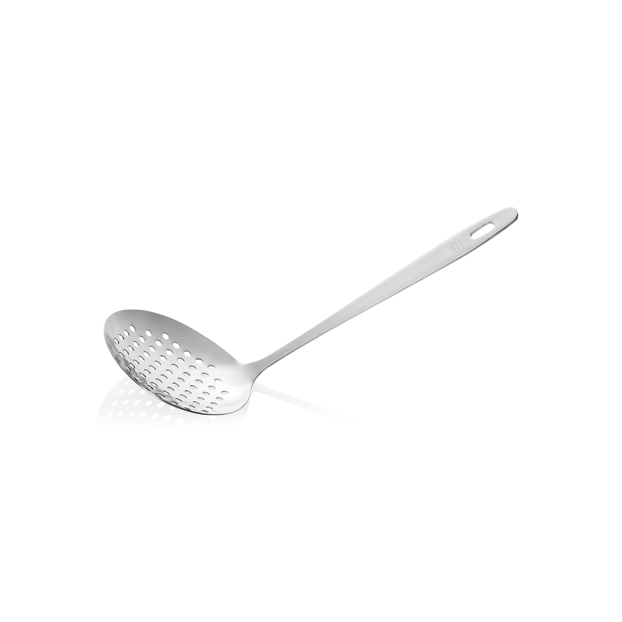 WAS Schaumlöffel KITCHEN TOOL 1879, Ø 11 cm, 32,5 cm, Chromnickelstahl