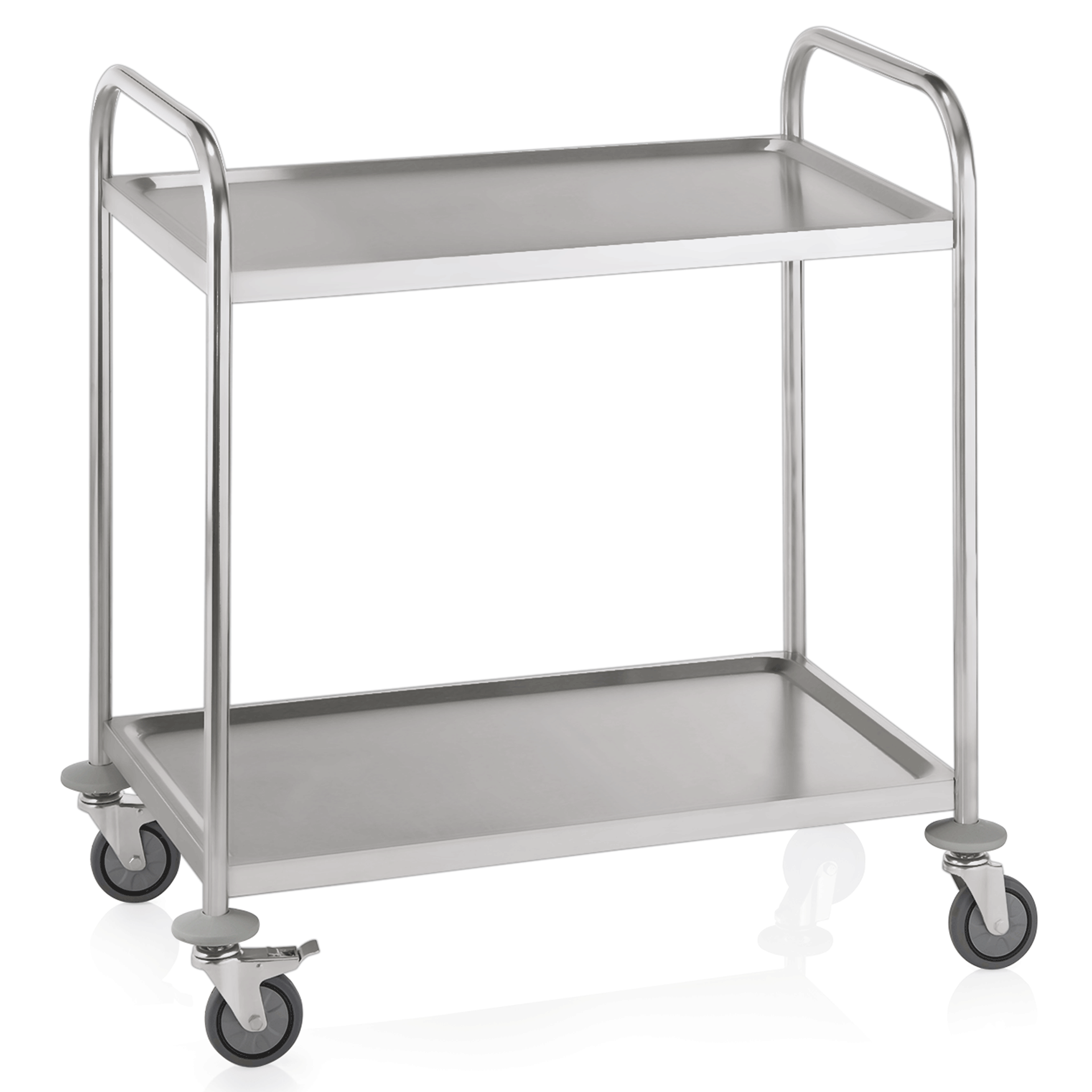 WAS Servierwagen CARGO mit 2 Borden, 85 x 53 x 95 cm, Edelstahl