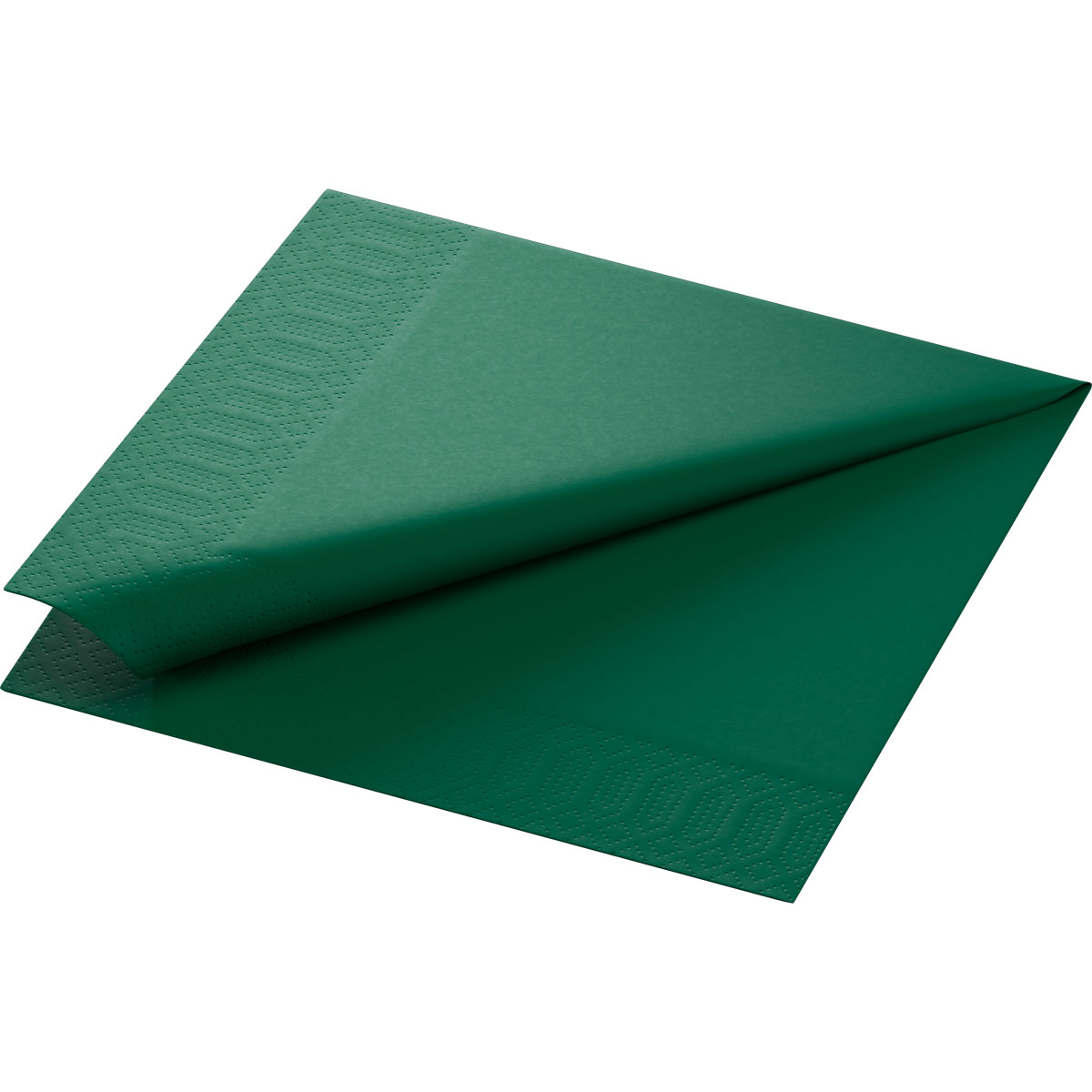 Duni Zelltuchservietten 40 x 40 cm 3-lagig 1/4 Falz jägergrün
