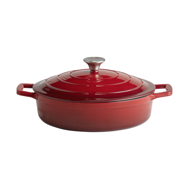 APS Bräter mit Deckel -5 STARS-    Ø 28 cm, H: 7 cm, 3 Liter