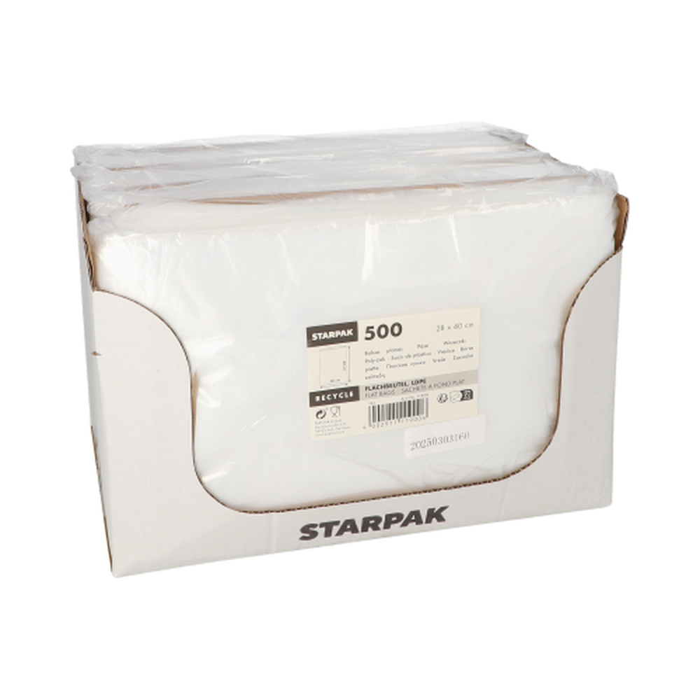 Papstar Flachbeutel, LDPE 40 cm x 28 cm transparent