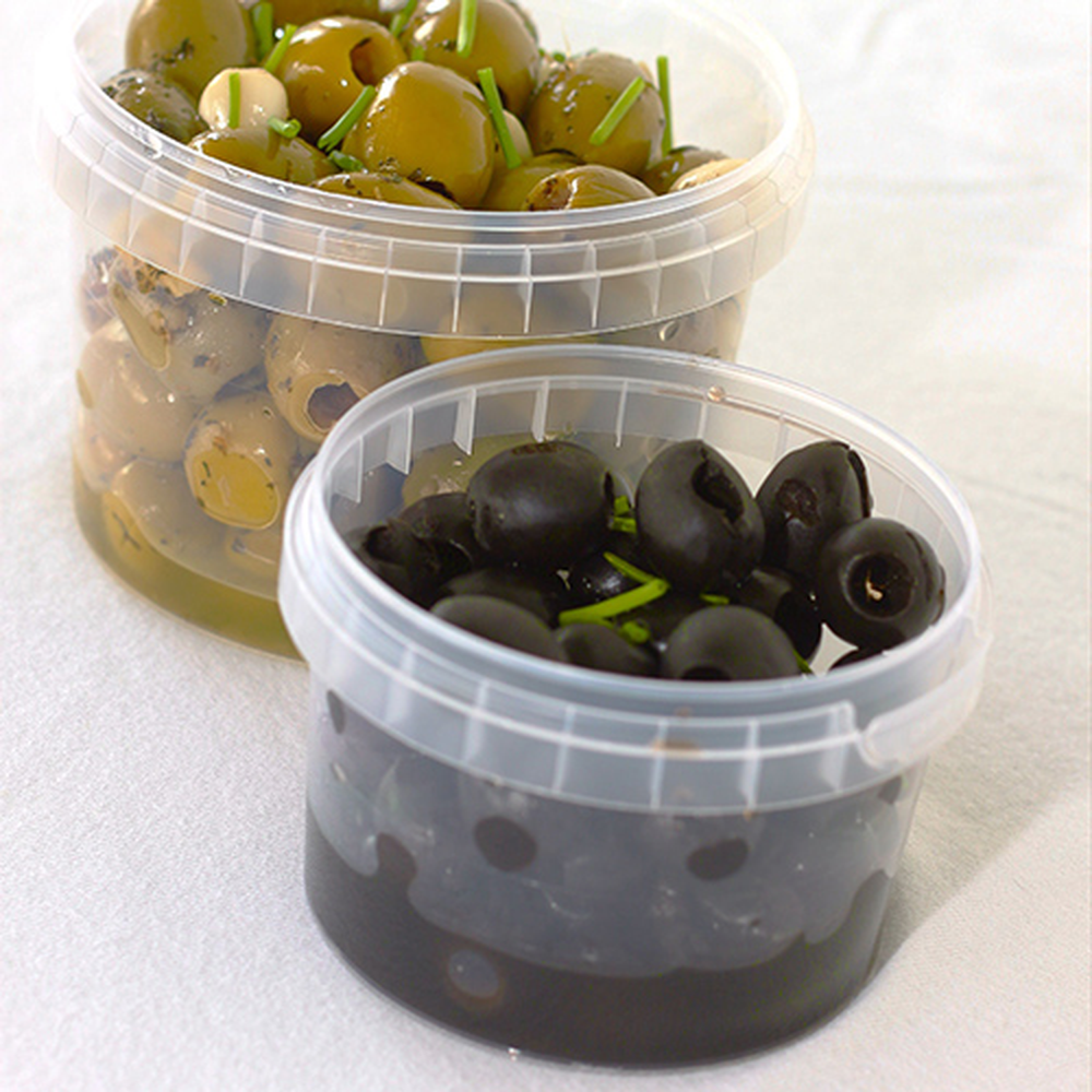 PAPSTAR Feinkostbecher, PP 300 ml Ø 11,8 cm · 5,1 cm transparent mit Original