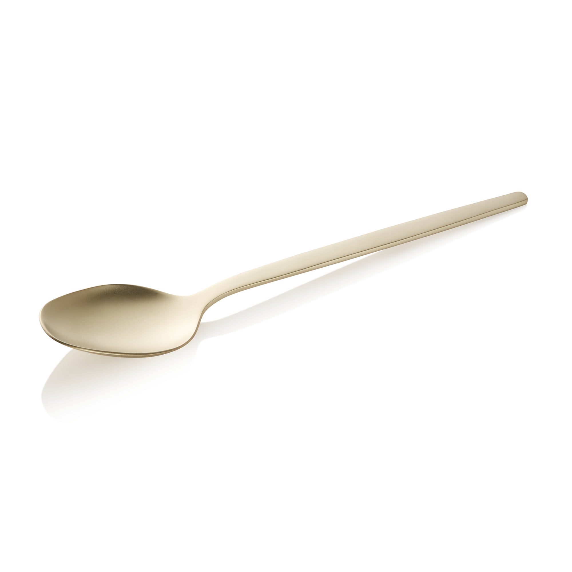 WAS Menülöffel ALEX CHAMPAGNE, mit champagner, matter PVD Beschichtung, 21 cm, S