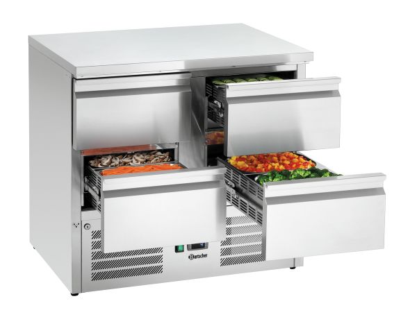 Bartscher Mini-Kühltisch 900S4