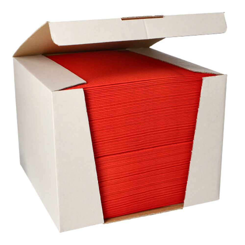 Papstar Servietten "ROYAL Collection" 1/4-Falz 40 cm x 40 cm rot