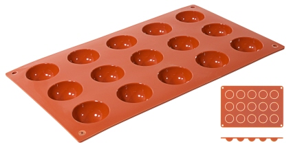 Contacto Silikon-Backmatte Halbkugel, 4 cm