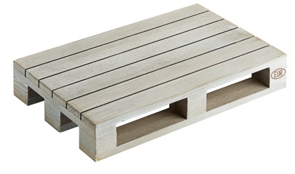 Contacto Holzpalette 20 x 13 cm, grau