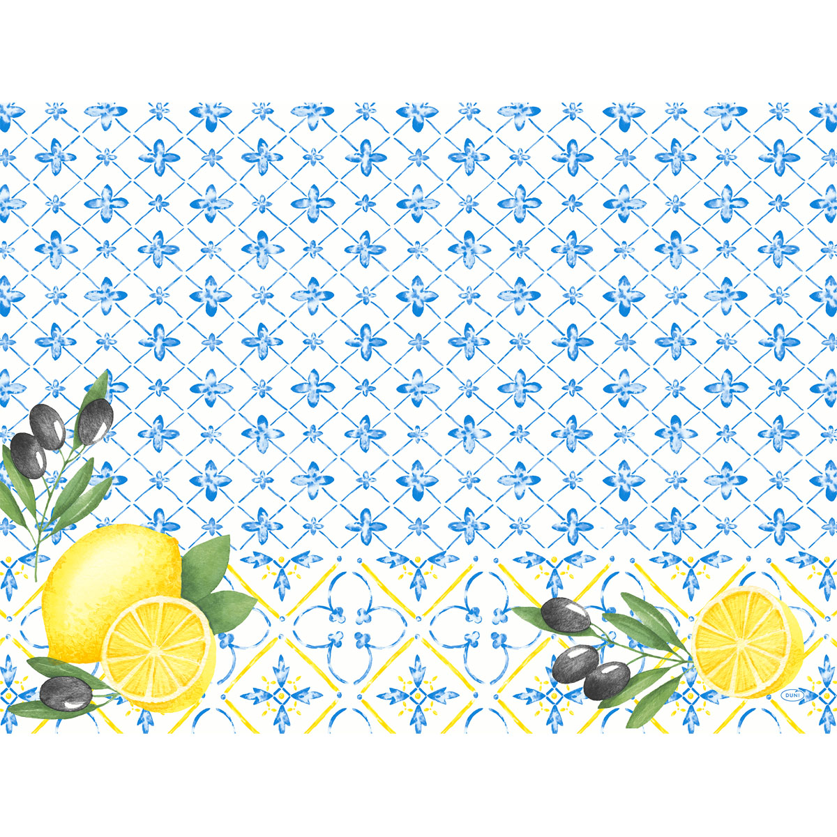 Duni Papier-Tischsets 30 x 40 cm Mediterrian