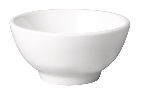 APS Schale -PURE- Ø 13 cm, H: 6,5 cm , Melamin, weiß, 0,3 Liter