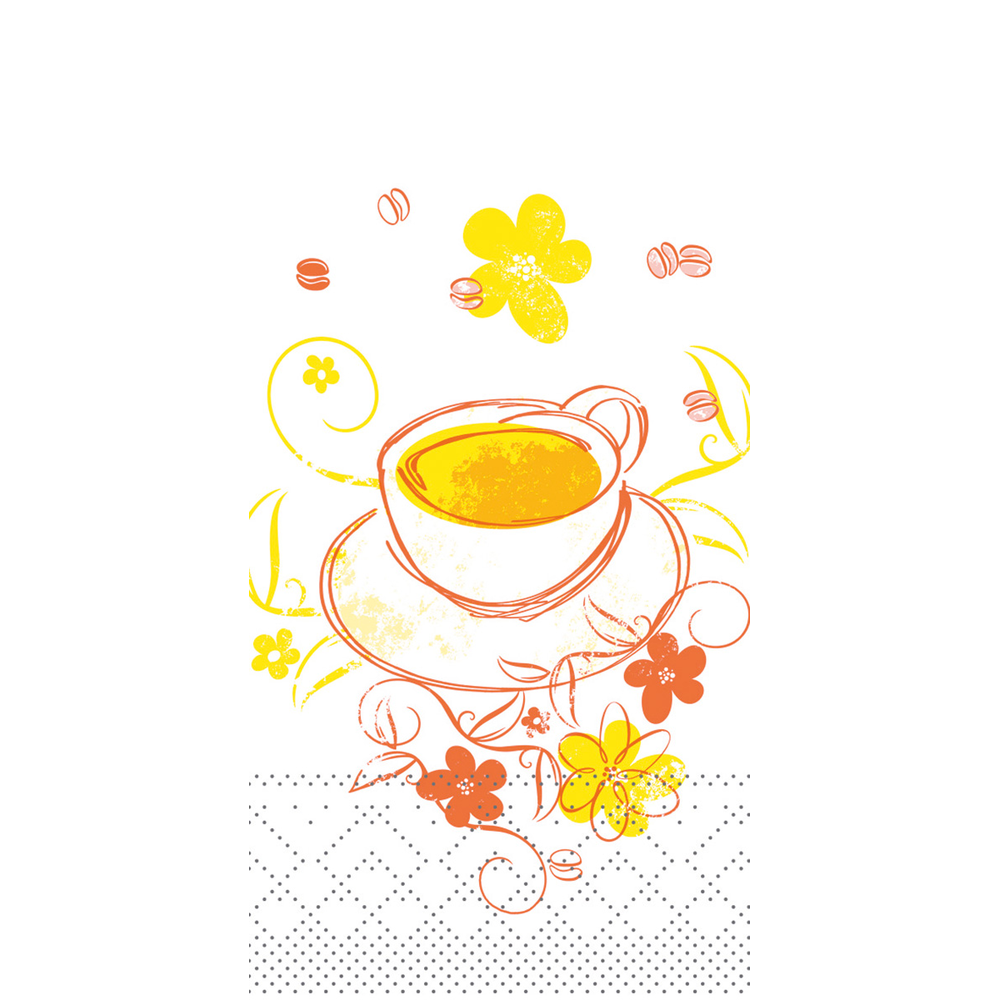 Mank Serviette Sunny 33 x 33 cm 1/8 Falz