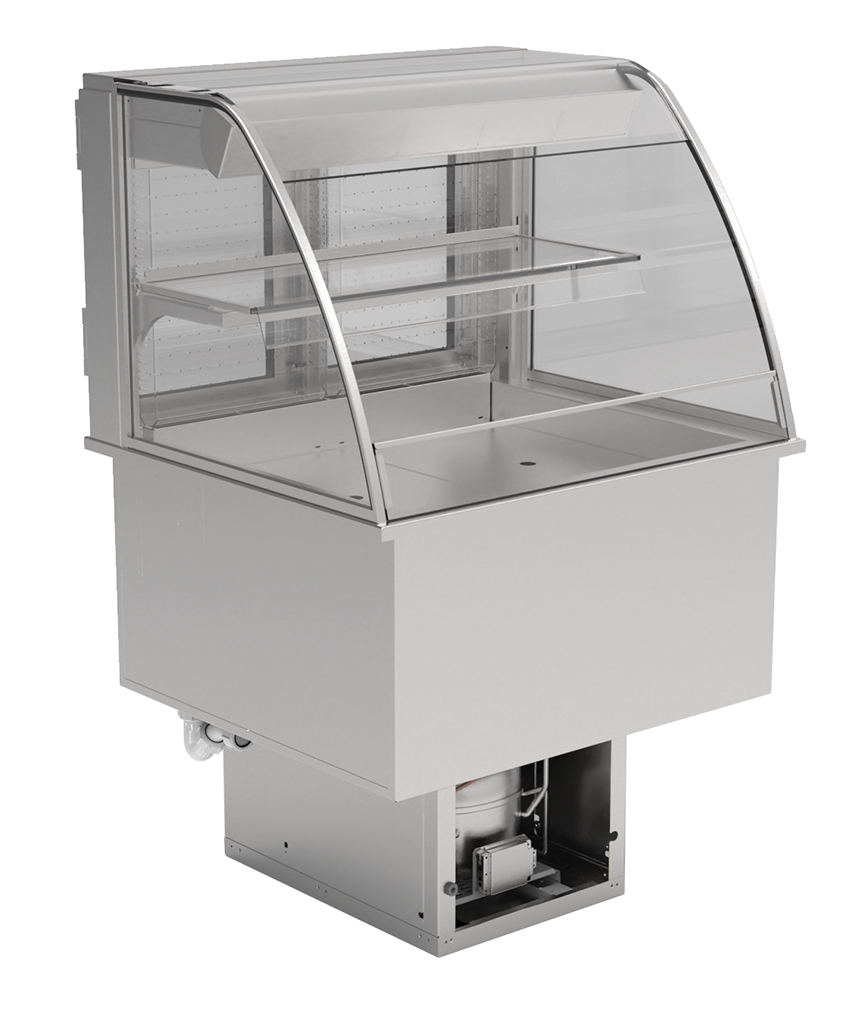 Nordcap Einbaukühlvitrine OPV 80-5-M2 Front offen