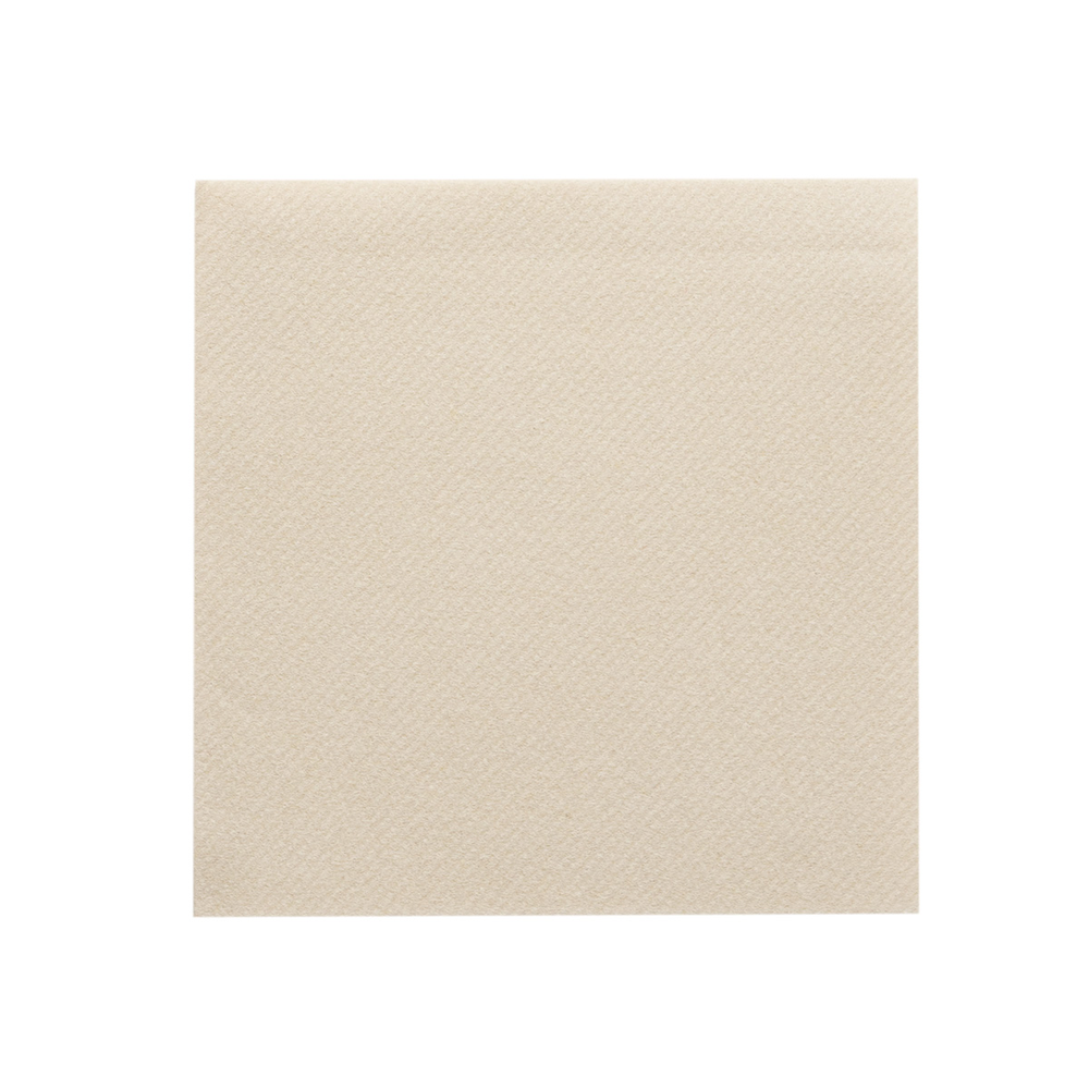 Mank Serviette Basic pebble stone 24 x 24 cm 1/4 Falz