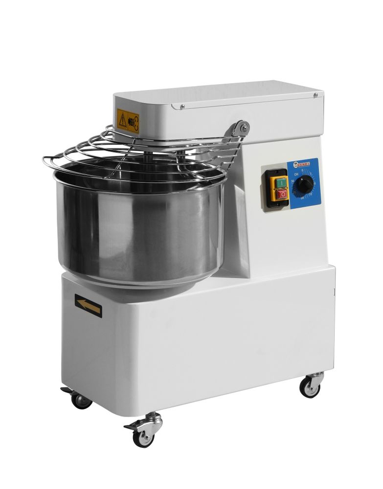 Hendi Spiralmischer mit festem Kopf und Schüssel., HENDI, 88 kg/h, 32L, 400V/110