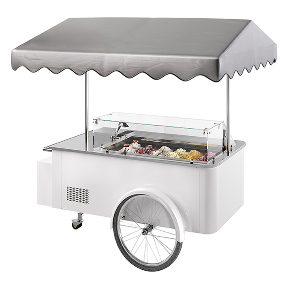 Nordcap Speiseeiswagen CARRETTINO WEISS