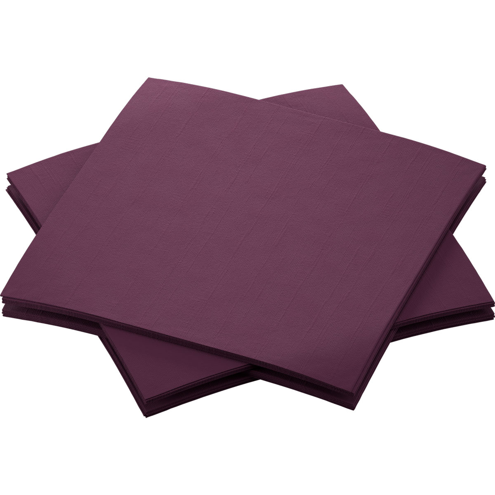Duni Bio-Dunisoft-Servietten 20 x 20 cm plum