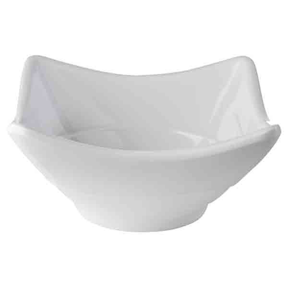 APS Schale -MINI WHITE- 8 x 8 cm, H: 4 cm , Melamin, weiß