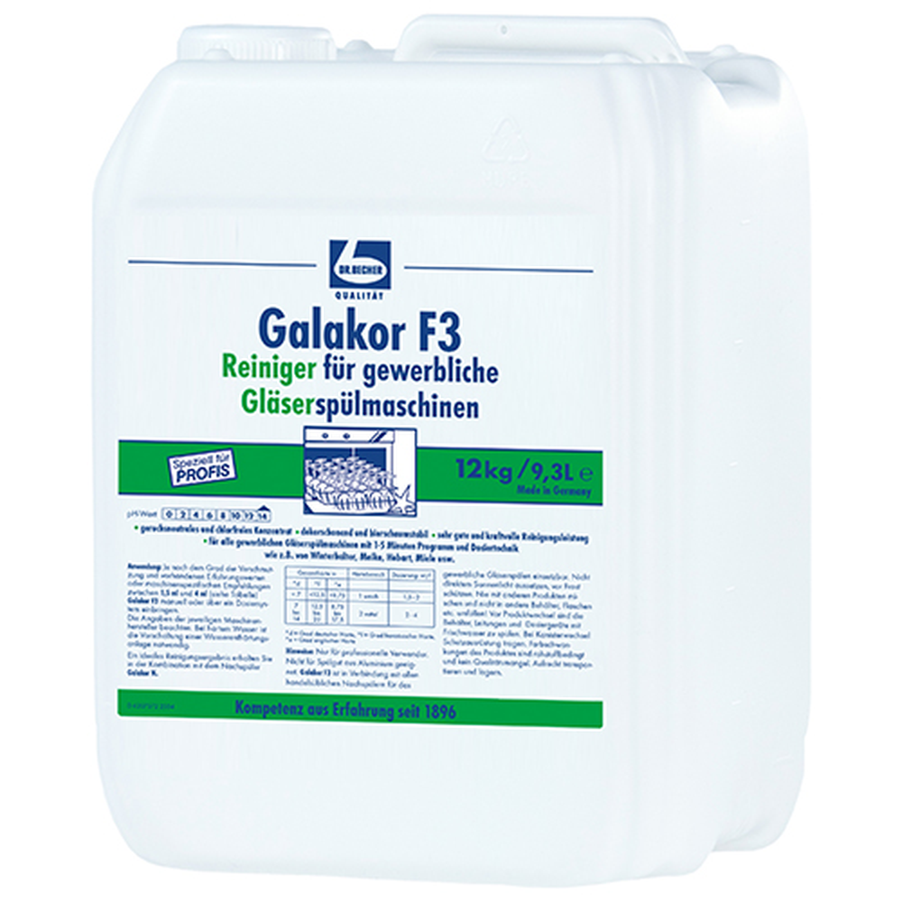 Papstar "Dr. Becher" Galakor F3 Reiniger 9,3 l für gewerbl. Gläserspülmaschinen