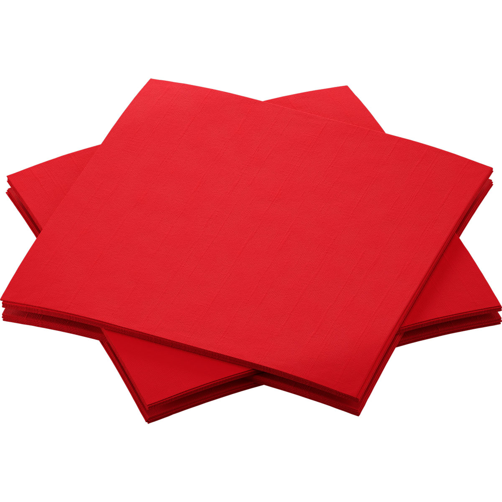 Duni Bio-Dunisoft-Servietten 20 x 20 cm rot