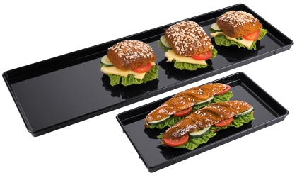 Contacto Auslageplatte, schwarz 40 cm