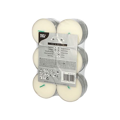 Papstar Teelichte Maxi Ø 59 mm weiss