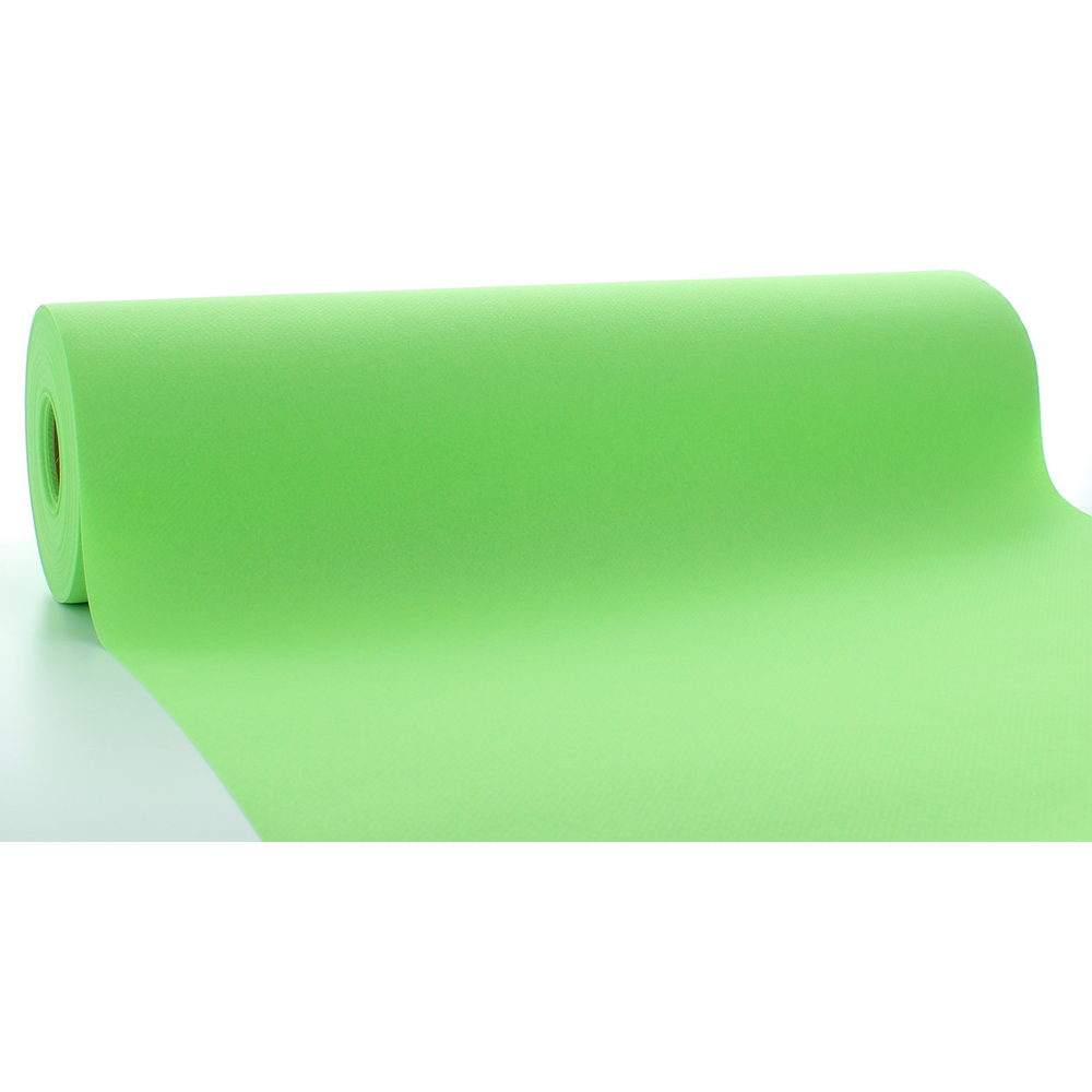 Mank Tischläufer Basic apfelgrün 40 cm x 24 m
