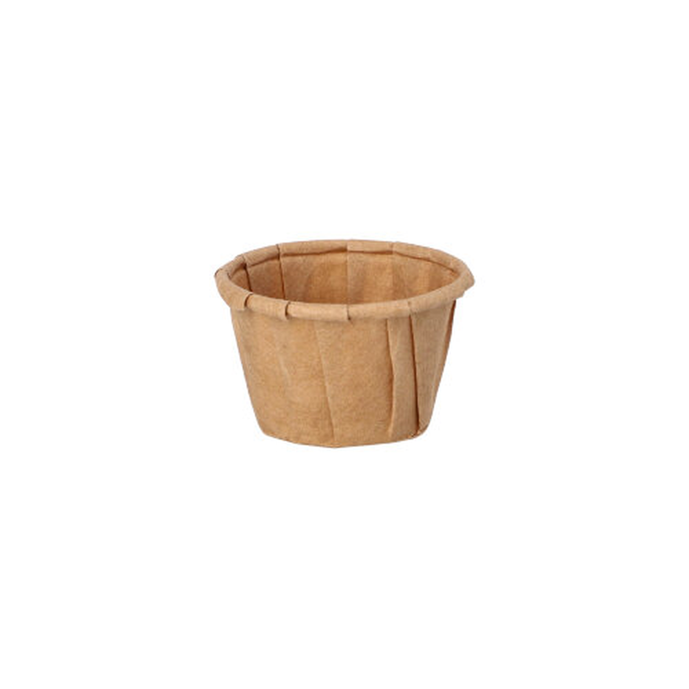 Papstar Dressingbecher, Papier "pure" 10 ml Ø 3,5 cm · 2,2 cm braun