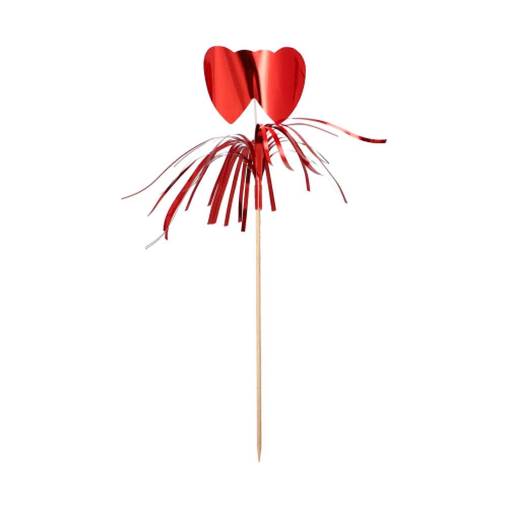 Papstar Deko-Picker 22 cm rot "Amore"