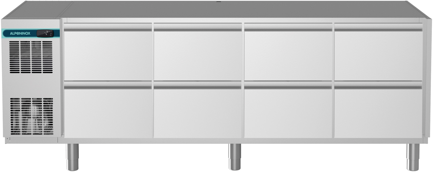 Nordcap Kühltisch, 4 Abteile CLM 650 4-7051