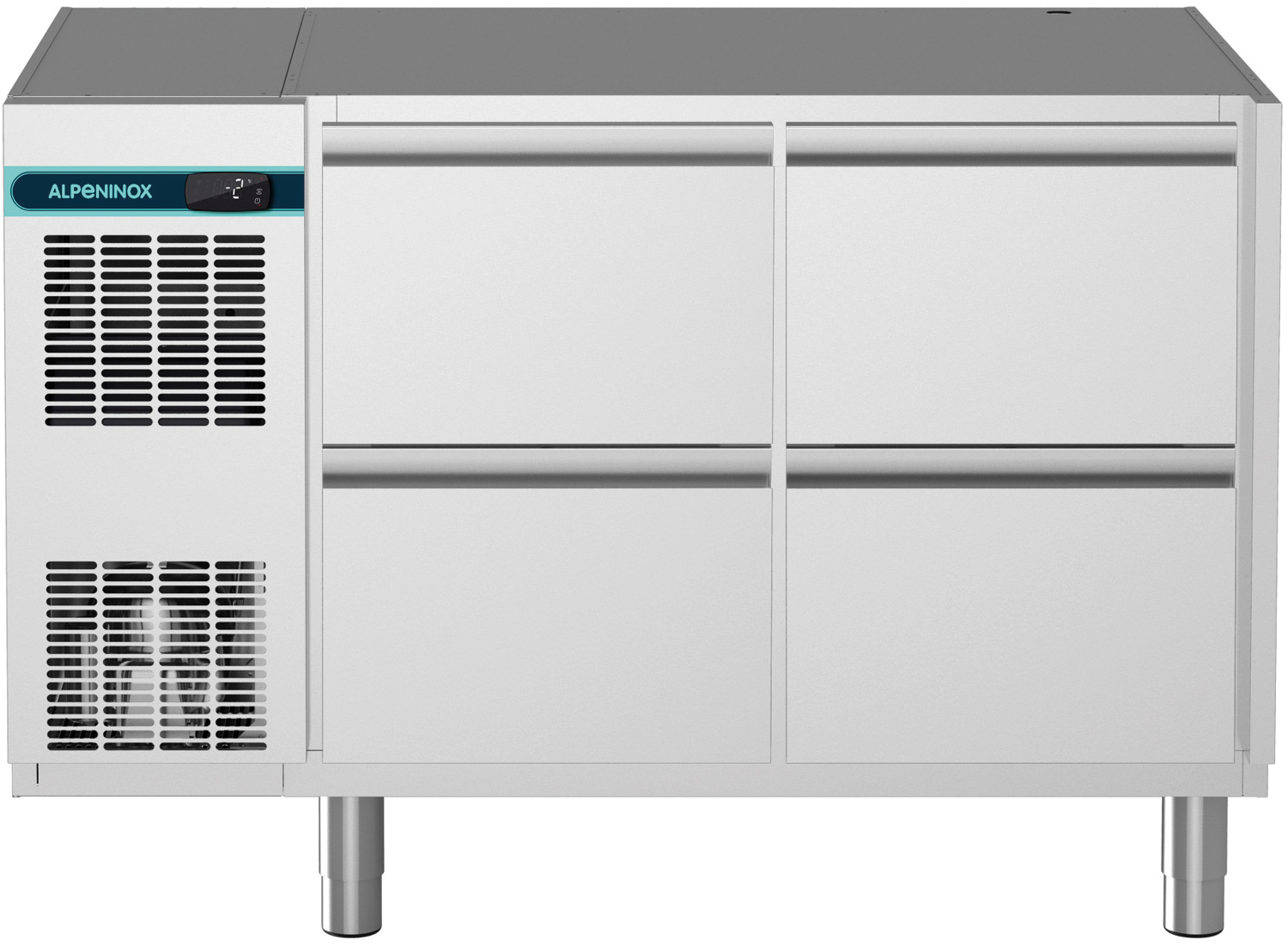 Nordcap Kühltisch, 2 Abteile CLM 700 2-7031