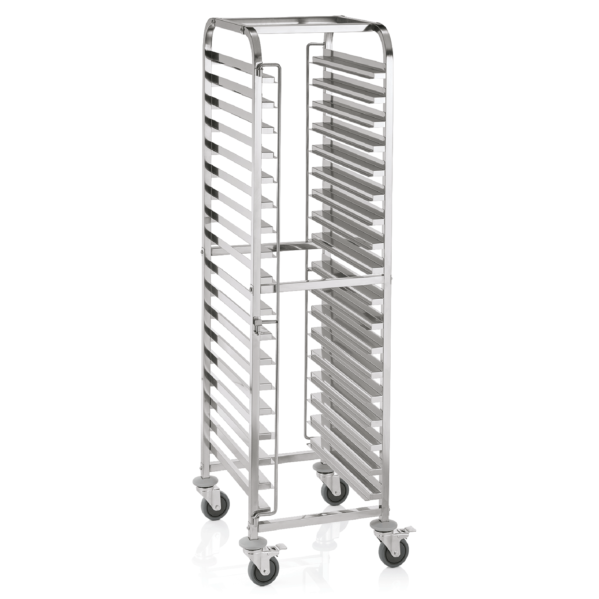 WAS Regalwagen CANTINA für 18 Backbleche 60 x 40 cm, 62 x 47 x 171 cm, Chromnick