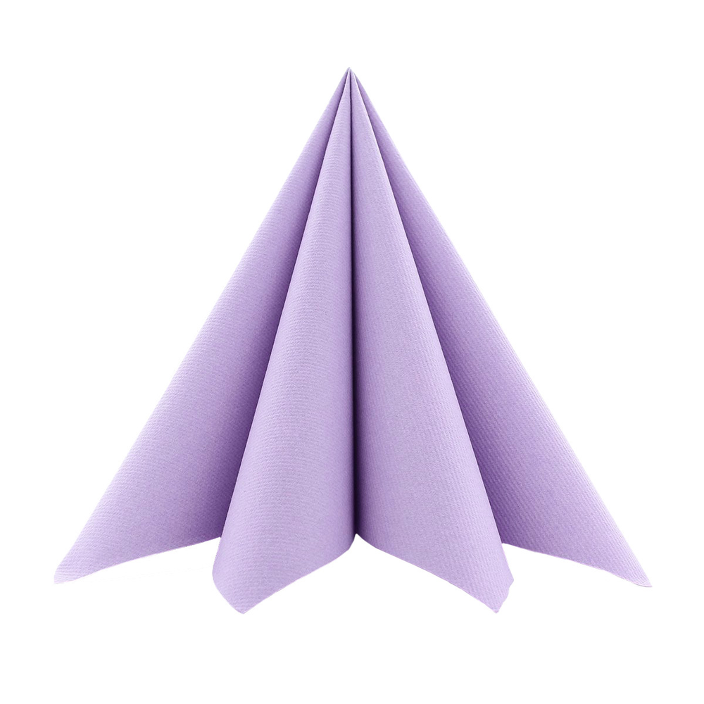 Mank Serviette Basic lila 40 x 40 cm 1/4 Falz