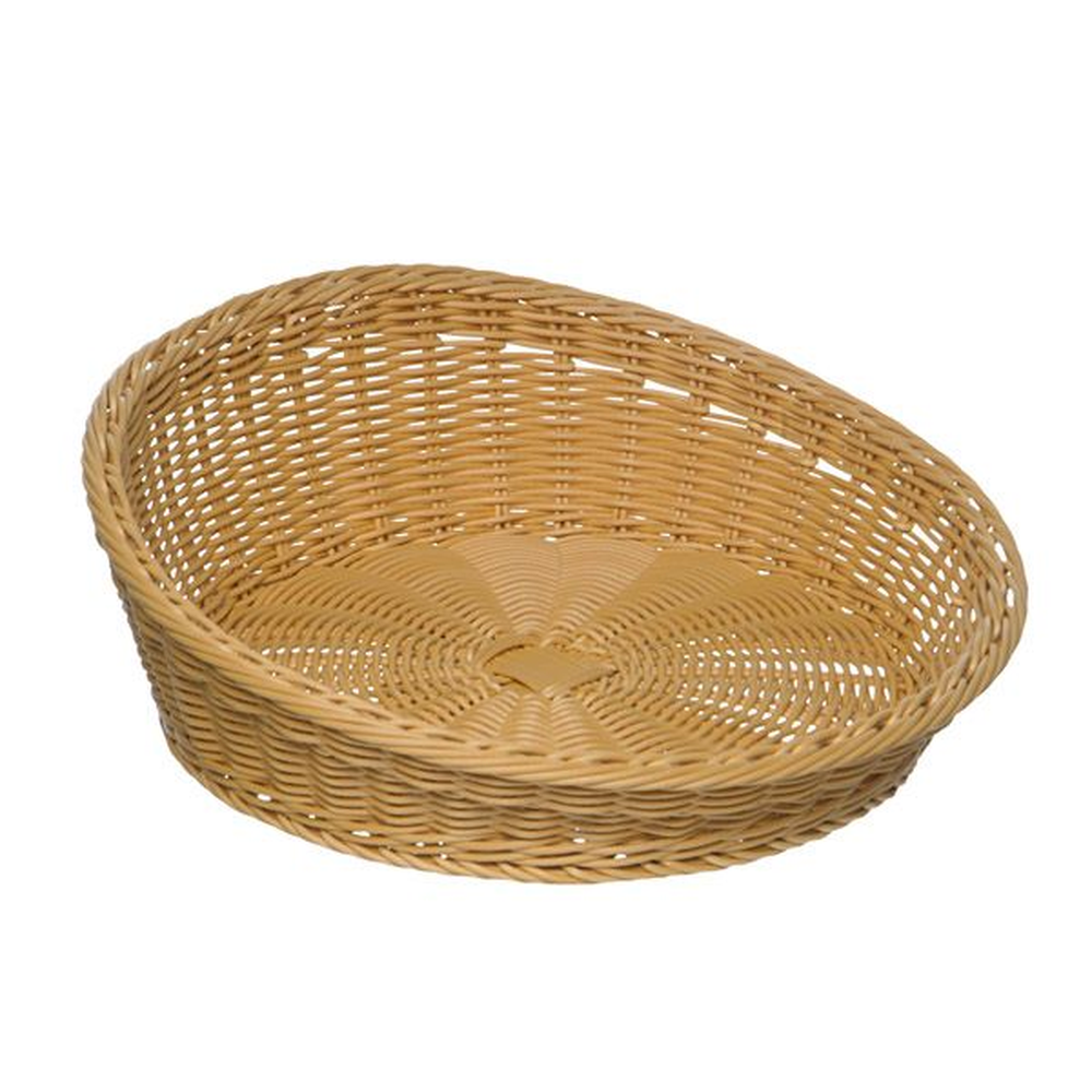 APS Korb, rund Ø 31-37 cm, H: 12 / 6 cm , Polypropylen, beige