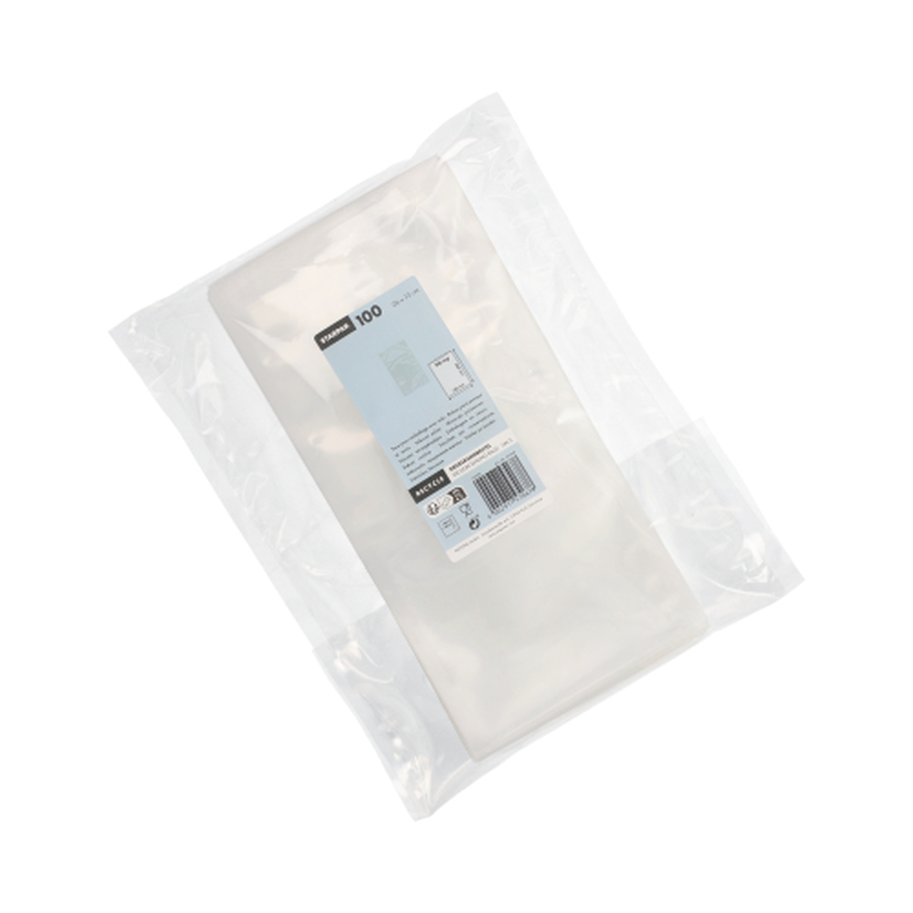 Papstar Siegelrandbeutel, PA / PE 26 cm x 13 cm transparent 90 my