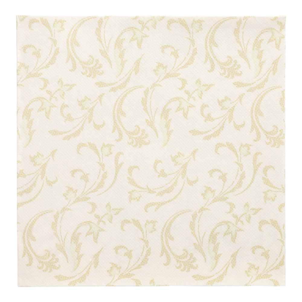PAPSTAR Servietten ROYAL Collection 1/4-Falz 40 cm x 40 cm champagner Dam