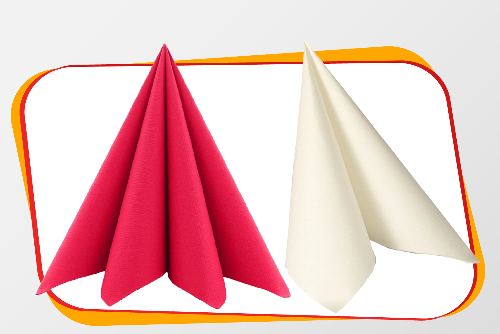 Papierfalt-, Serviette, Napkin, Faltbare Serviette, Papier, Langform