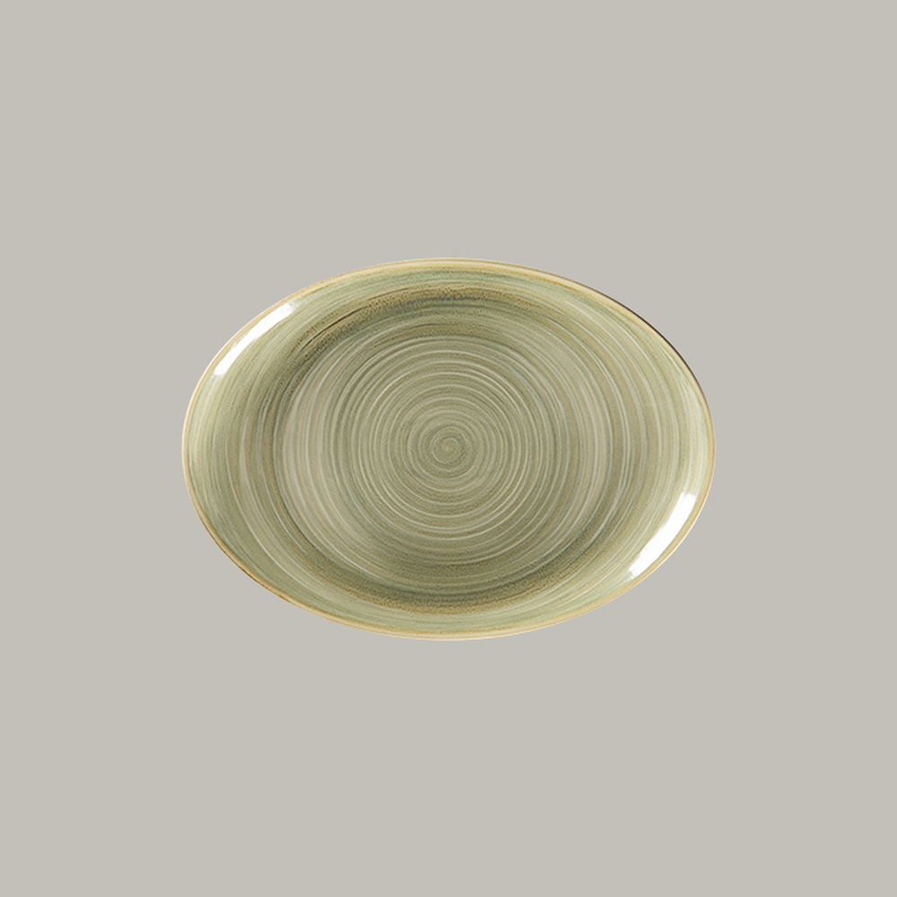 RAK Platte oval - emerald Serie: Spot L 32 cm / W 23 cm / Ht. 3.2 cm