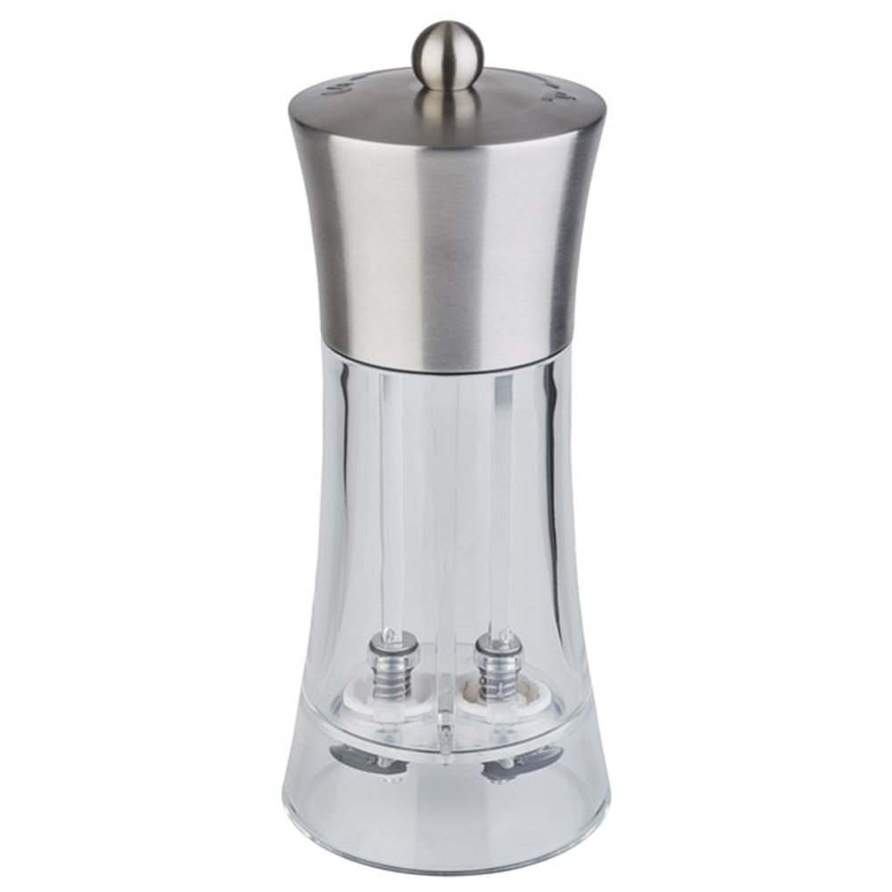 APS 2 in 1 Salz u. Pfeffermühle Ø 7,5 cm, H: 18,5 cm , Edelstahl, Acryl