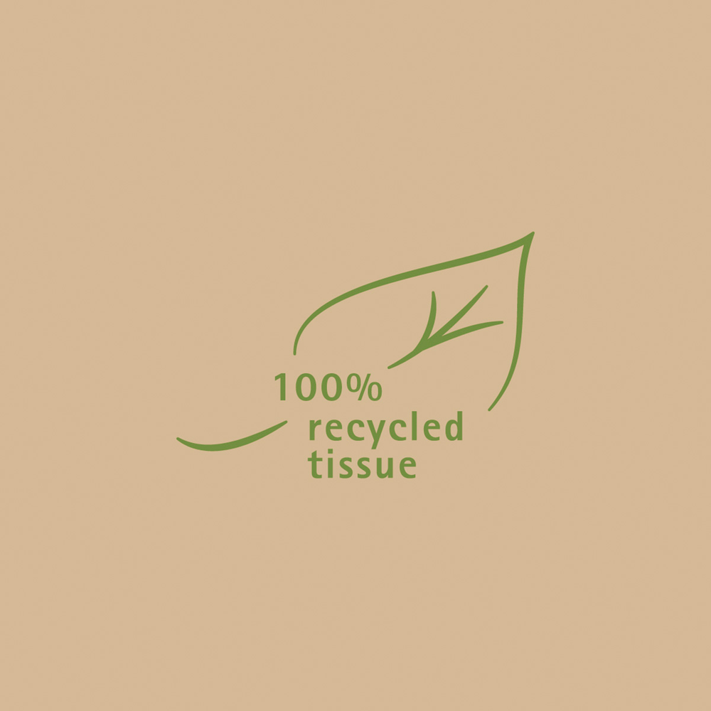 Mank Serviette Recycled Tissue 20 x 20 cm 1/4 Falz
