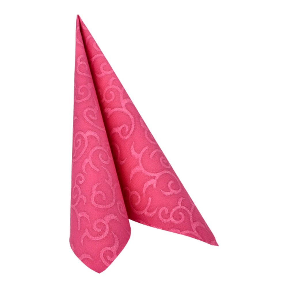 Papstar Servietten "ROYAL Collection" 1/4-Falz 40 cm x 40 cm fuchsia "Casali"
