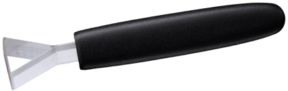 Contacto Dreieck-Garniermesser 13 cm mit schwarzem PA-Griff