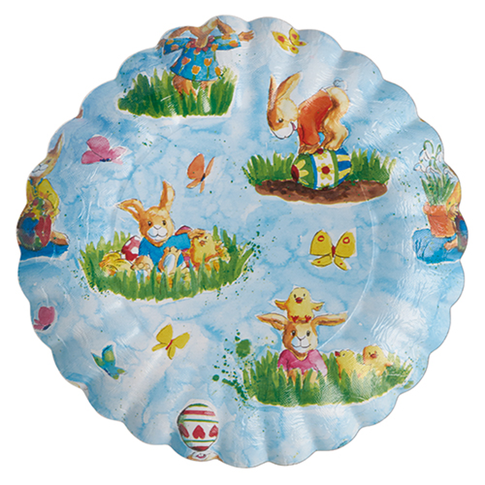 Papstar Präsentierschalen-Ostern rund Ø 23 cm · 2,5 cm Ostern sortiert