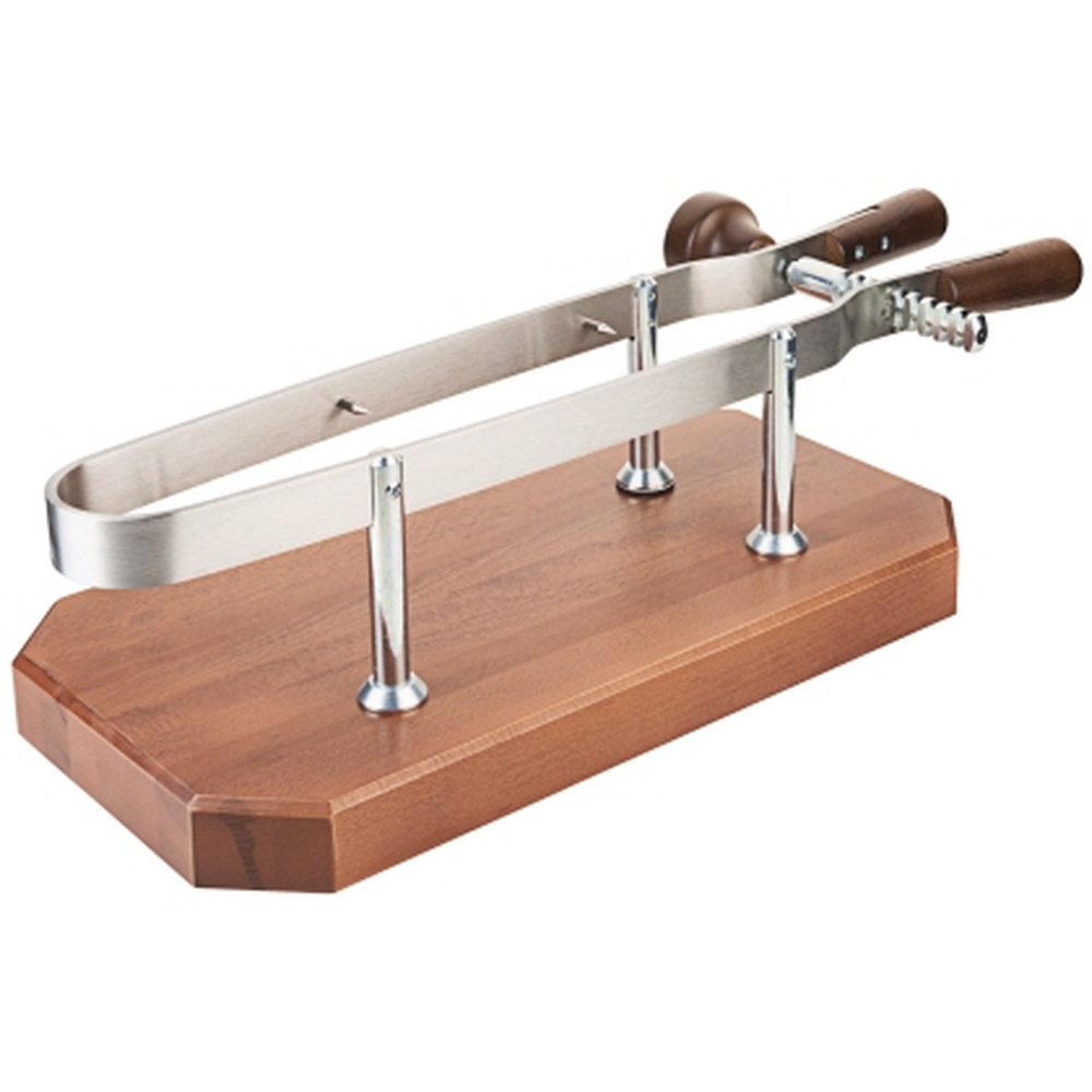 Contacto Schinkenhalter mit Holzplatte