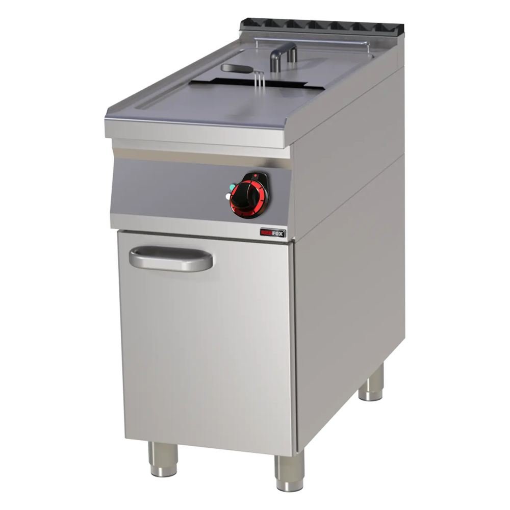 RM Gastro Fritteuse elektrisch 0,8 kW/l, 17 l mit Unterbau / REDFOX - FE 90/40-