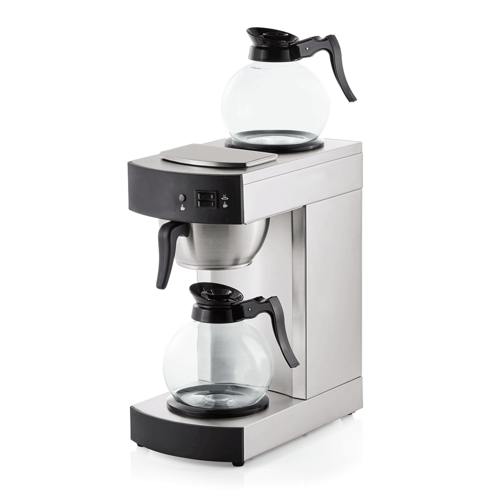 WAS Kaffeemaschine, 1,8 ltr., 36 x 19,5 x 42,5 cm, Chromnickelstahl Chromnickels