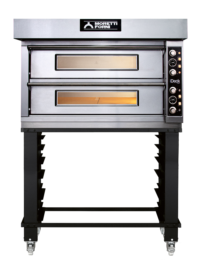 Nordcap MORETTI Elektro-Pizzaofen iDeck PD 105.65 2 Backkammern, für 6 und 6 Piz